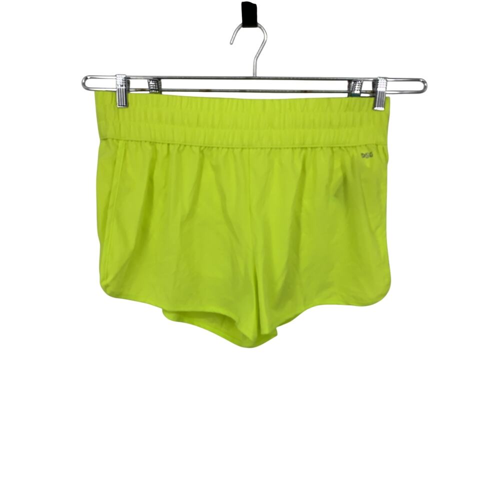 NWT DSG High-Rise Stride Shorts Womens XL Yellow Built-In Brief Moisture Wicking